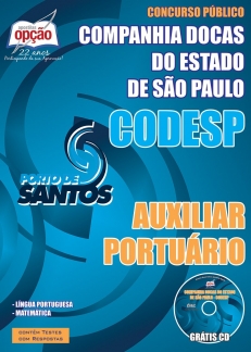 Companhia Docas do Estado de São Paulo (CODESP)-AUXILIAR PORTUÁRIO
